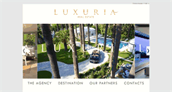 Desktop Screenshot of luxuria-realestate.com